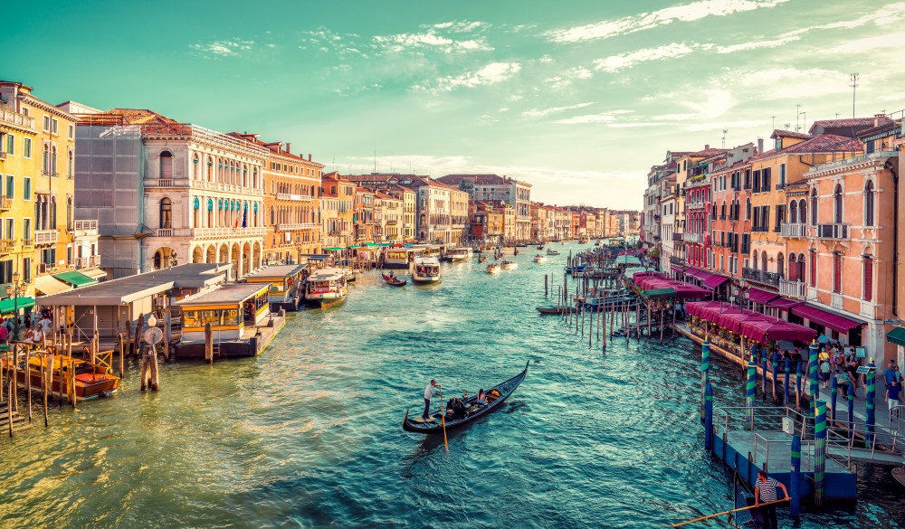 View of Venice's Grand Canal, endangered travel destinations