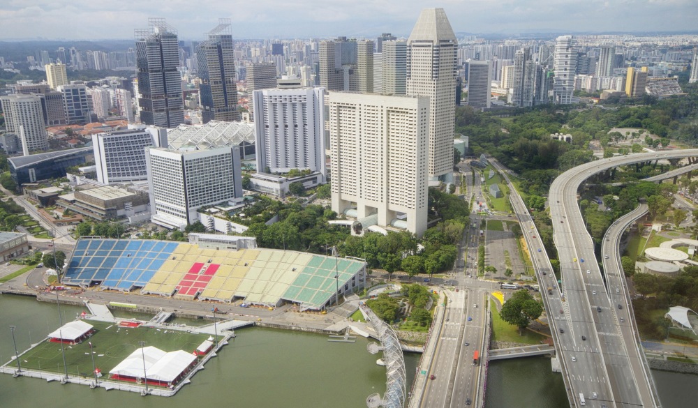 Singapore Marina bay district