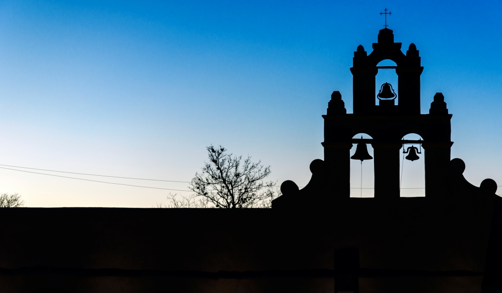 The Bell Tower of San Juan Capistrano, UNESCO site in the US