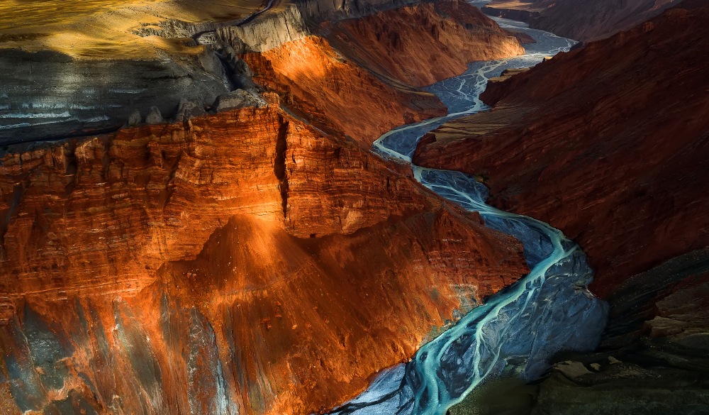 Red Mountain Grand Canyon, UNESCO site in the US