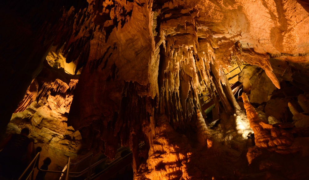 Frozen Niagara in Mammoth Cave National Park, UNESCo site in the US