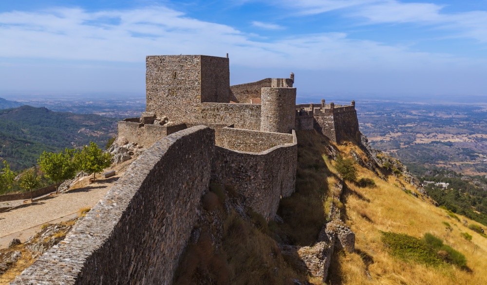 Fortress in village Marvao - Portugal, hidden travel gems in europe