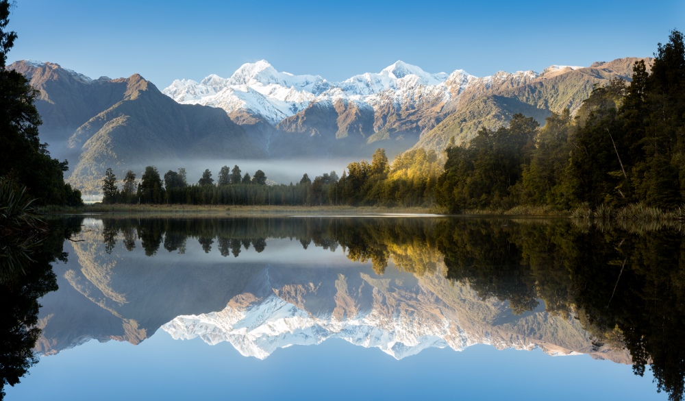 Lake Matheson, South Island, New Zealand