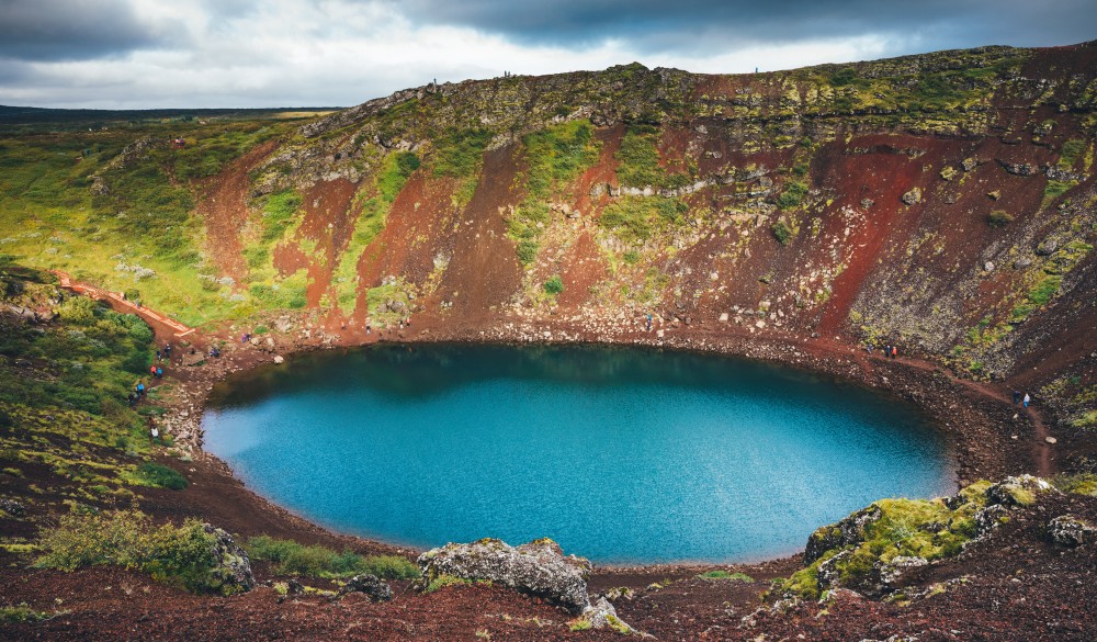 Kerid Crater Lake In Iceland, ultimate bucket list