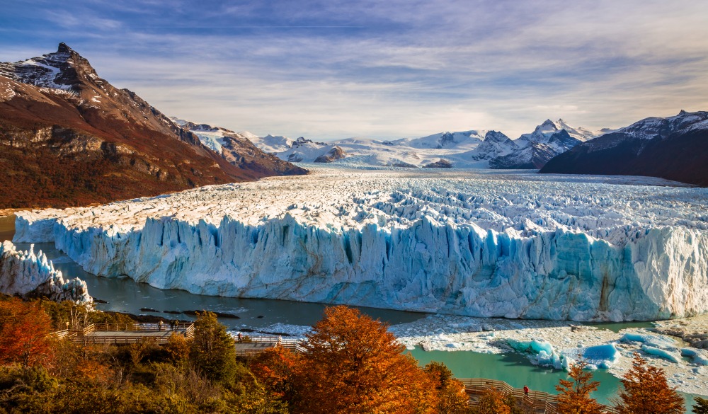 Perito Moreno Glacier in Autumn, travel bucket list