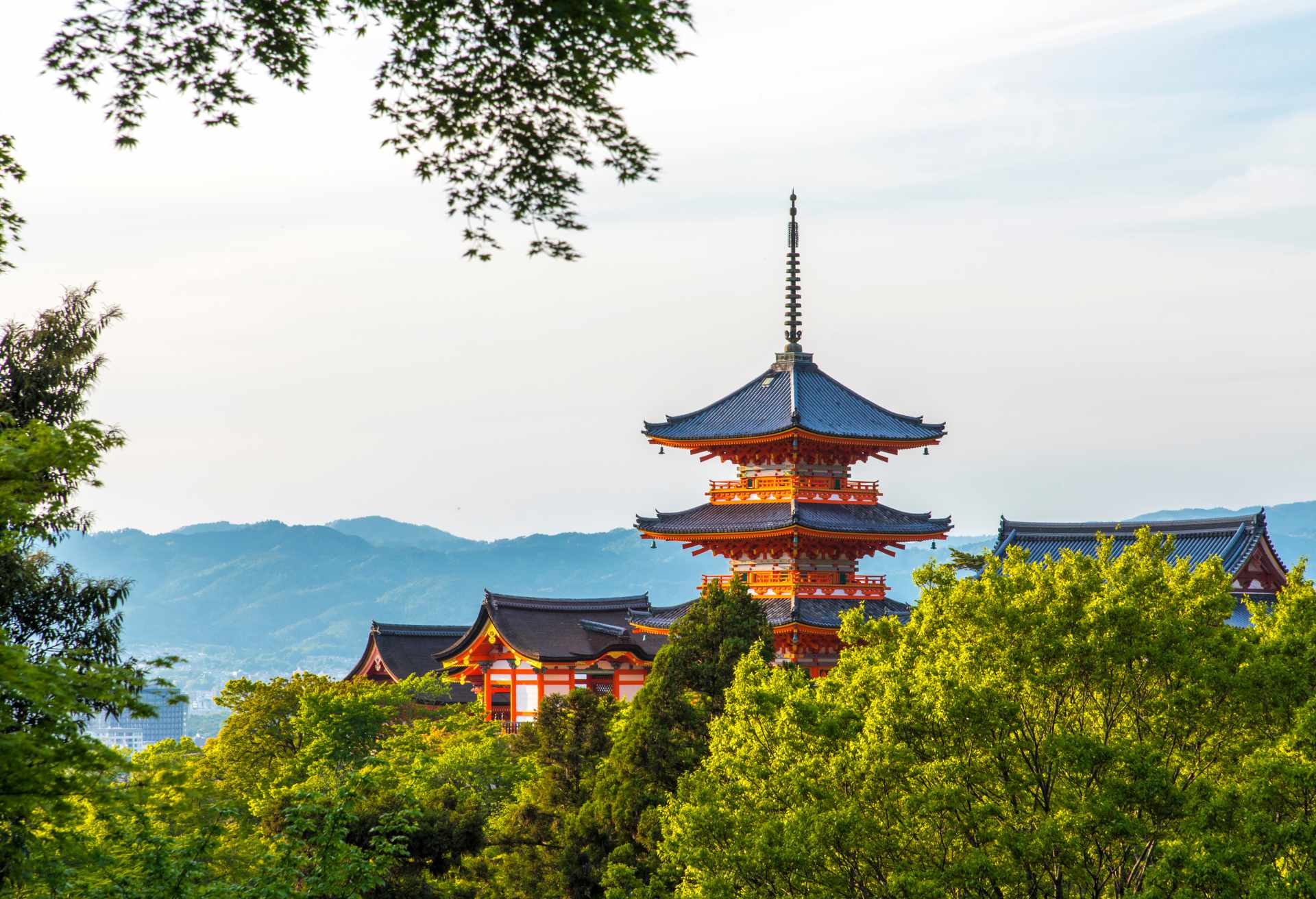 Pagoda in Kiyomizu temple