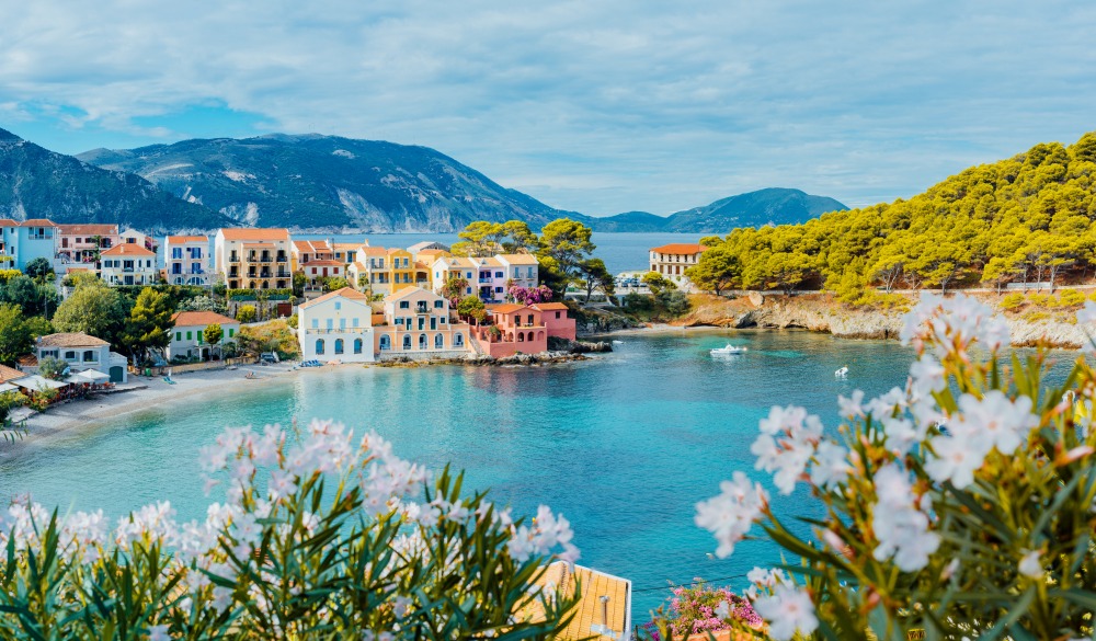 Assos village in Kefalonia