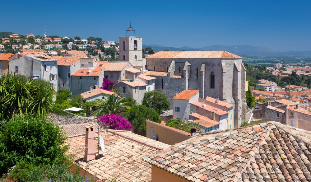Rooftops of the old town, Hyeres, France