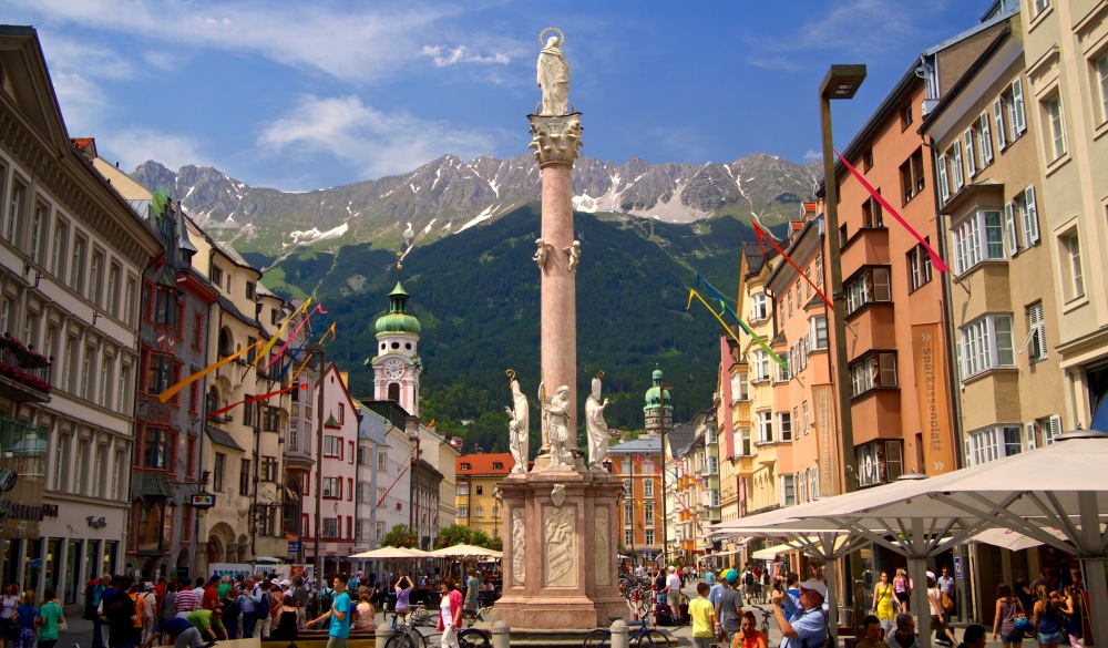 Anna Column At Maria Theresien Strasse, destinations for road trips from vienna