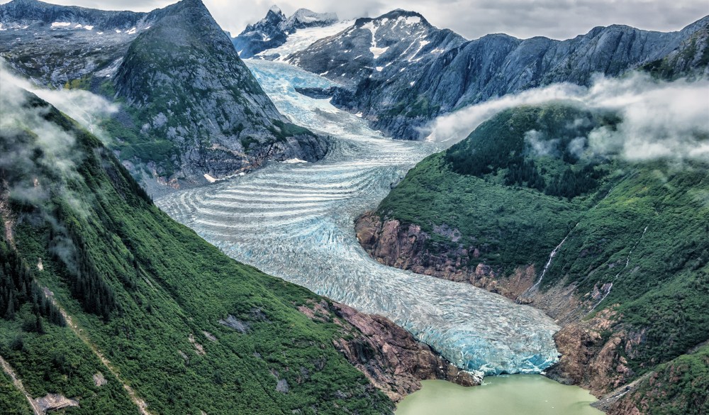 Raw landscape of Alaska, USA