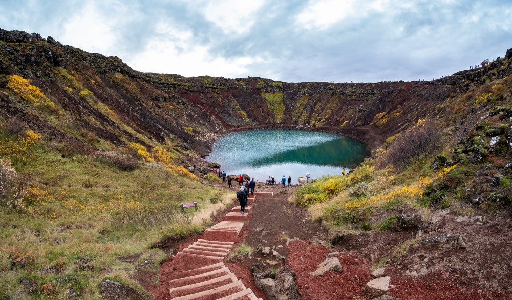 Kerið Volcanic Crater II, Iceland.