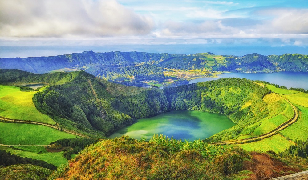 Panoramic View Of Landscape Against Sky