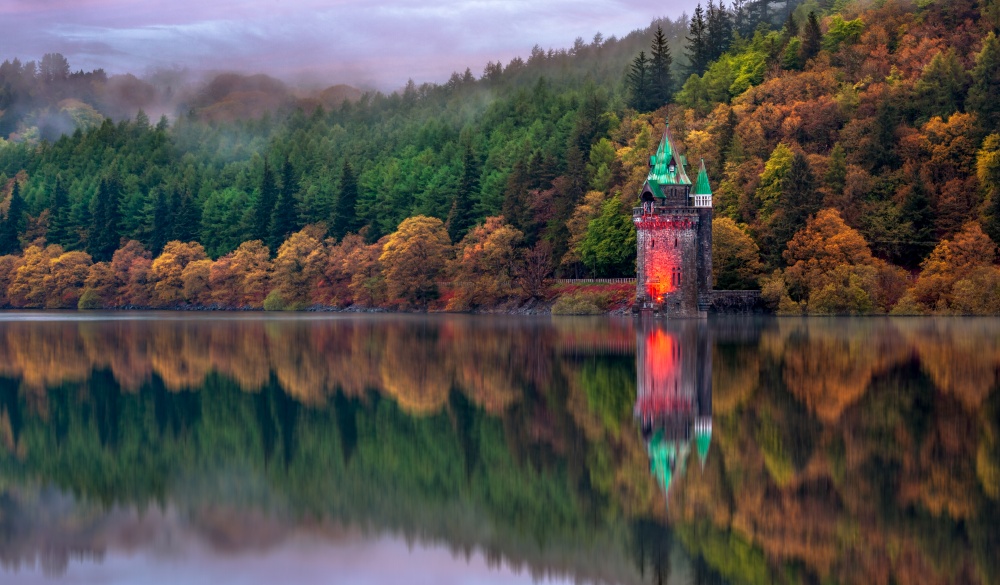 Lake Vyrnwy, Powys, Wales, UK, best lake getaways