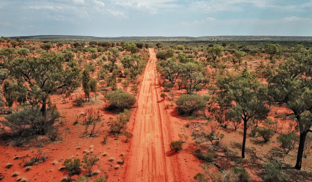 red centre roads in the Australian Outback, iconic australian road trip destination