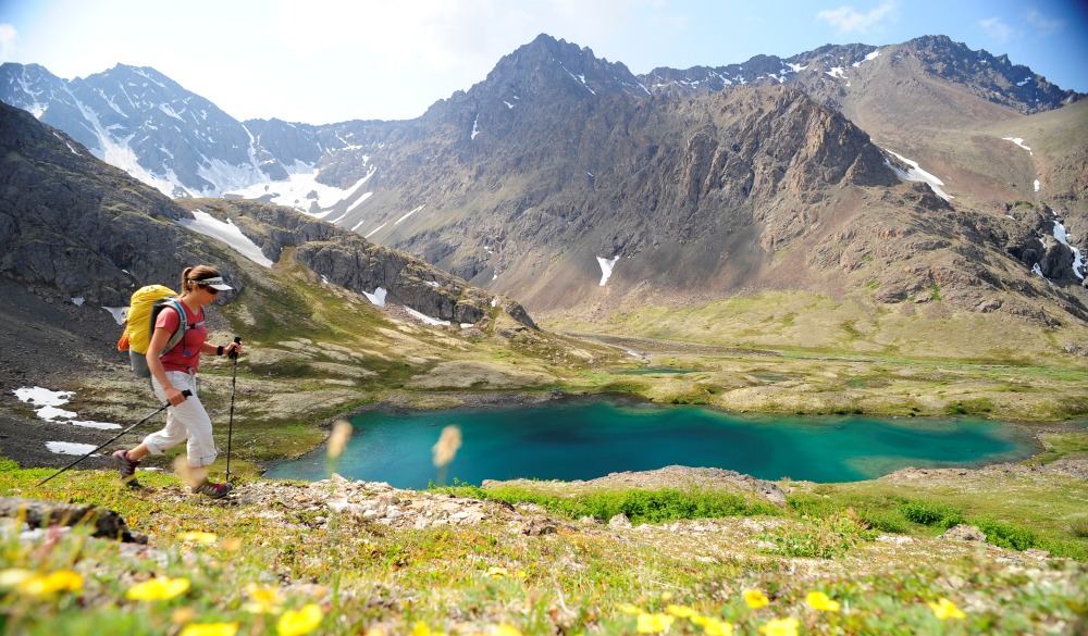 hiking in Chugach State Park near Anchorage, best of alaska