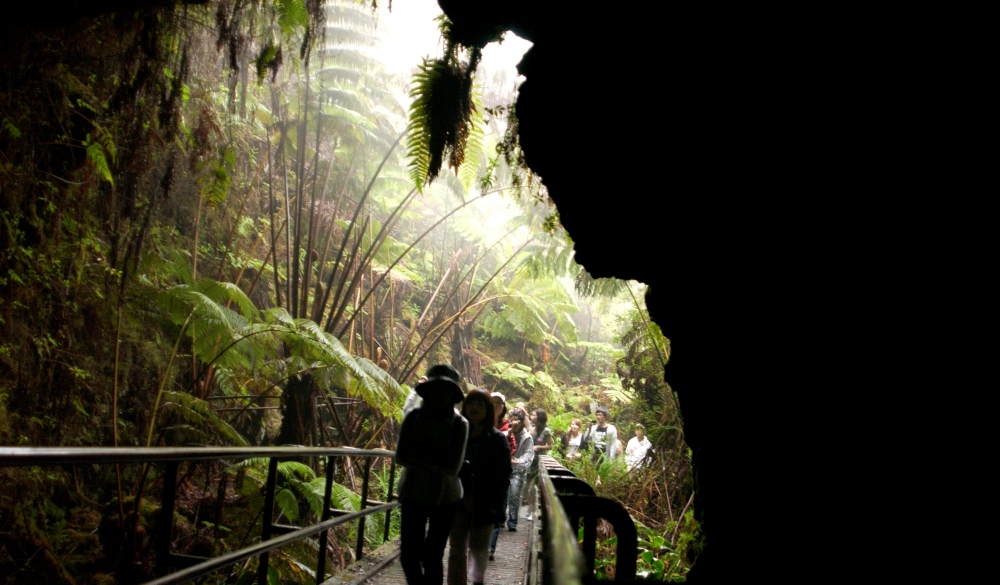 Lava tube, Hawaii Volcanoes National Park, Big Island, Hawaii, USA, best Hikes in the US