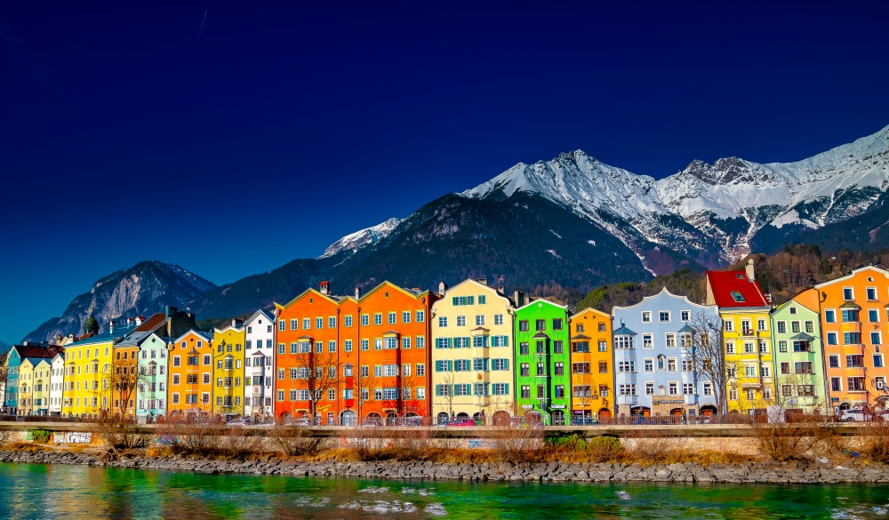 Buildings Against Blue Sky During Winter