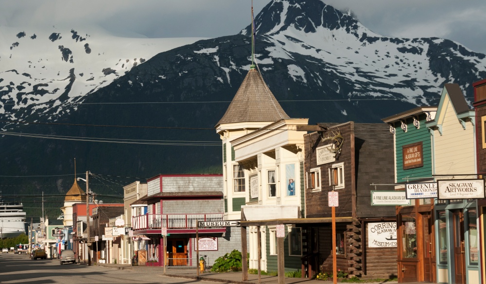 Historic false-front buildings, best of Alaska