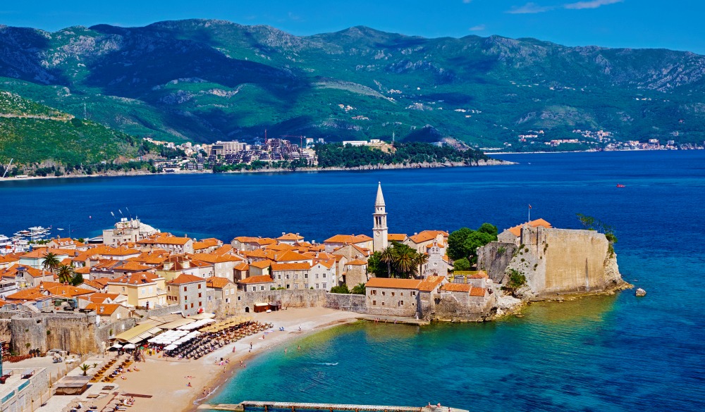 Montenegro, old town of Budva