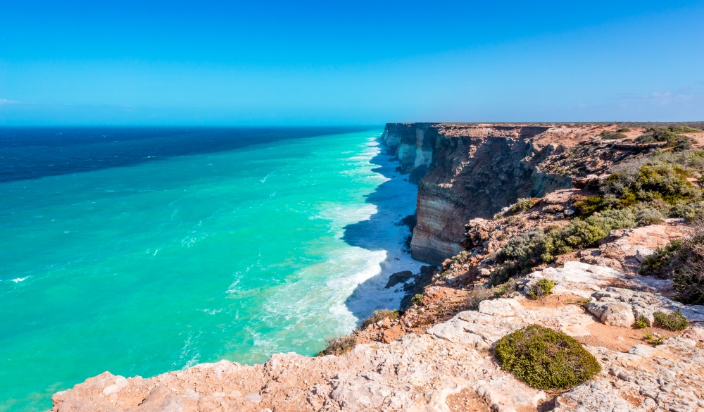 The Great Australian Bight, on the coastline of South and Western Australia.