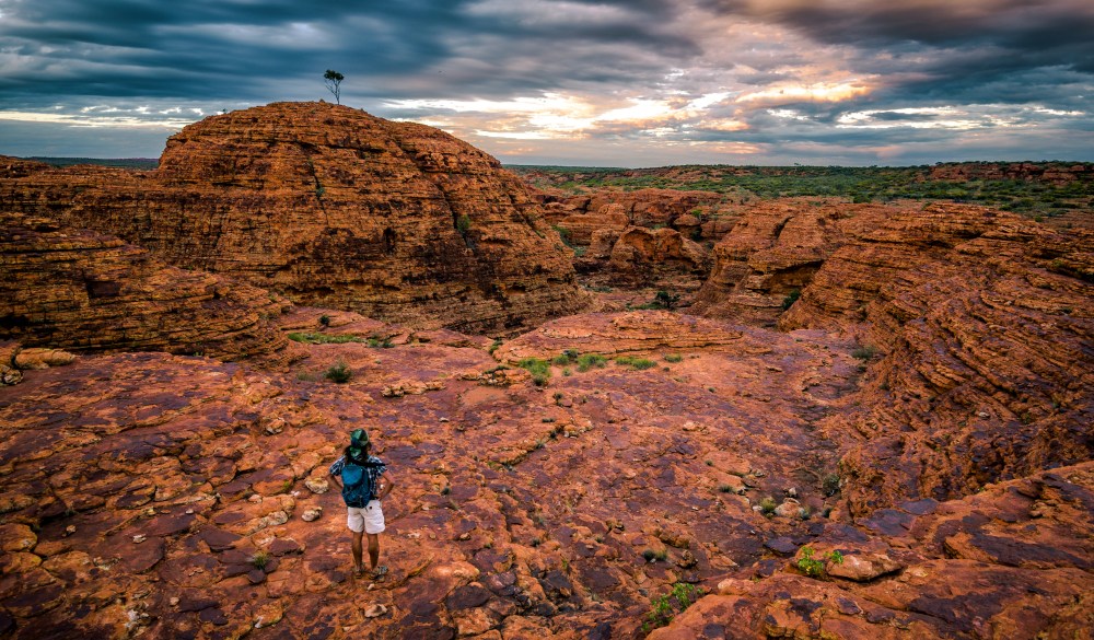 Maze of weathered sandstone domes at Watarrka National Park