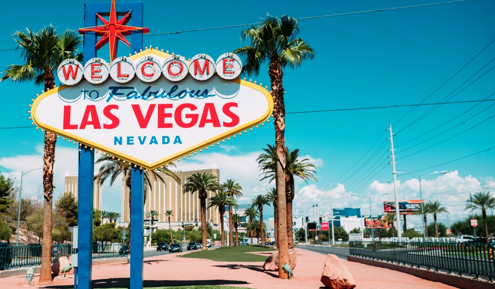 USA, Nevada, Las Vegas, Welcome To Fabulous Las Vegas Nevada Sign
