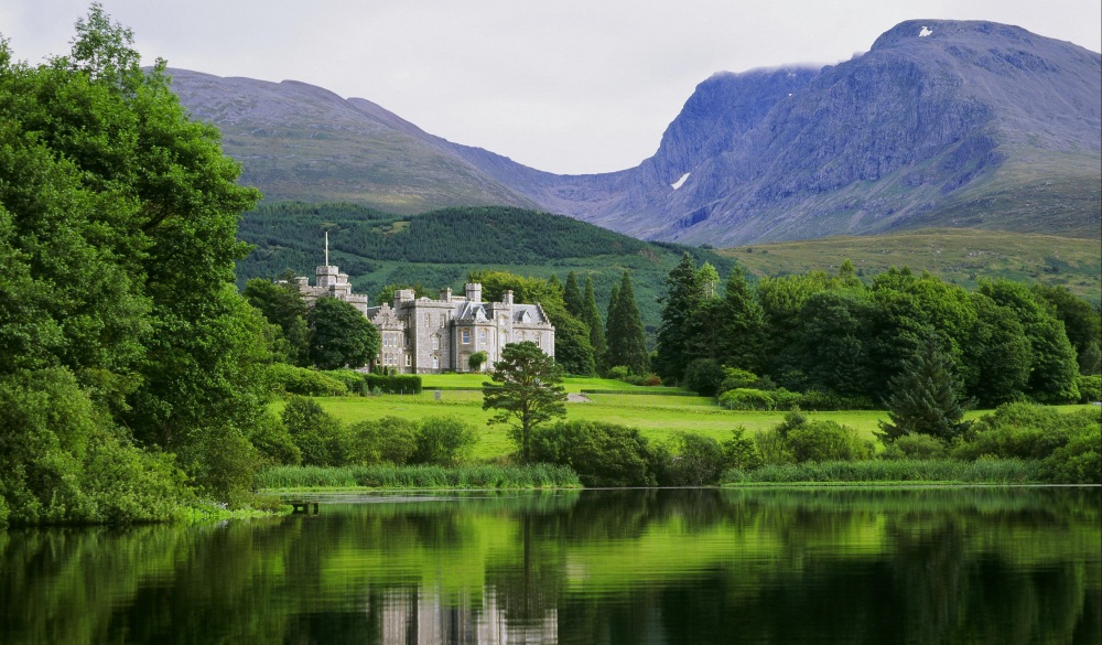 Inverlochy Castle, hote for scottish highlands road trip