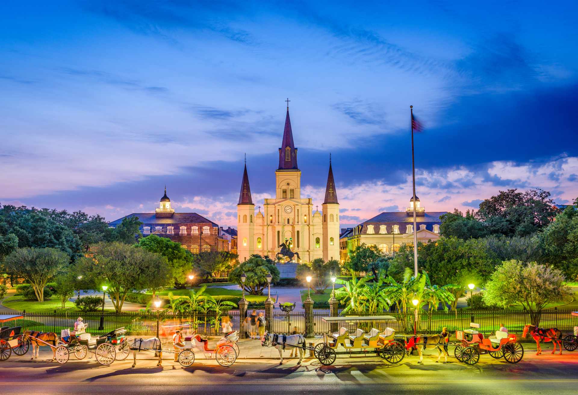 St. Louis Cathedral and Jackson Square