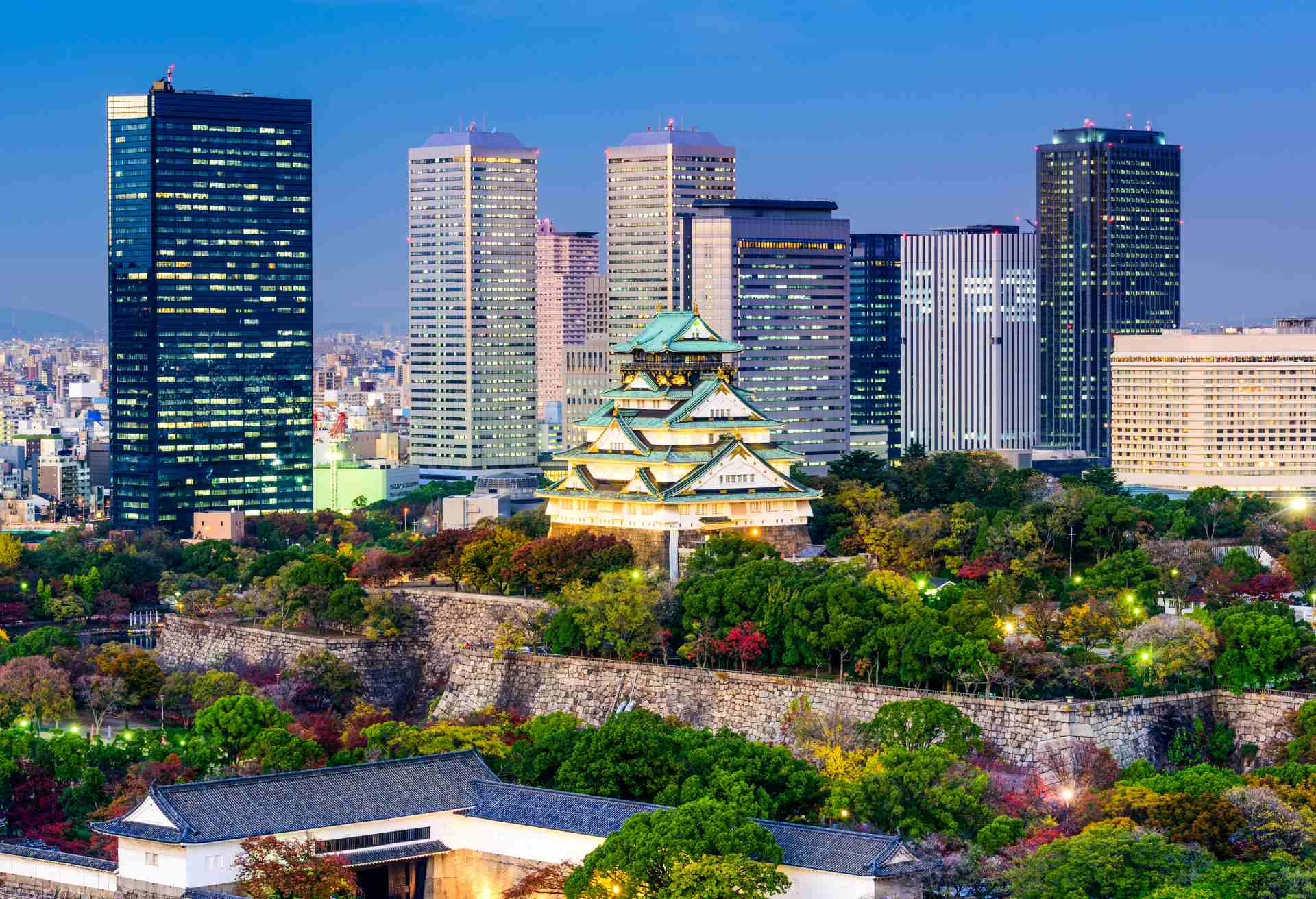 Osaka Castle Park.