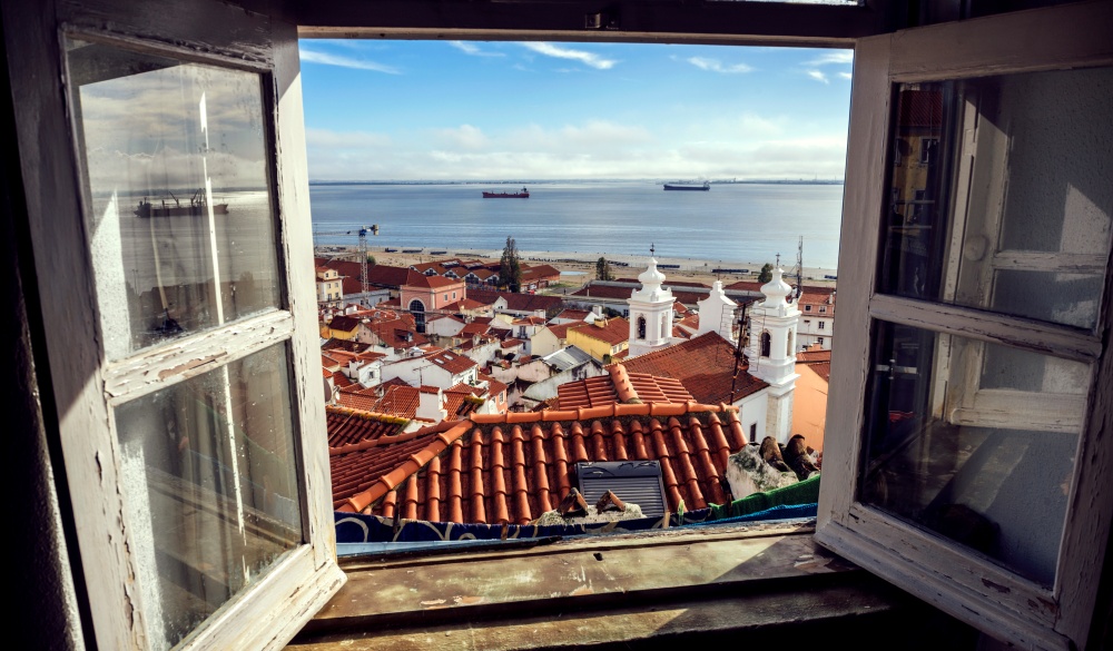 view of Alfama neighborhood