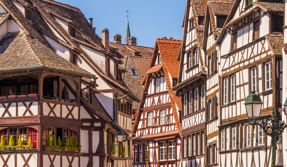 half-timbered houses