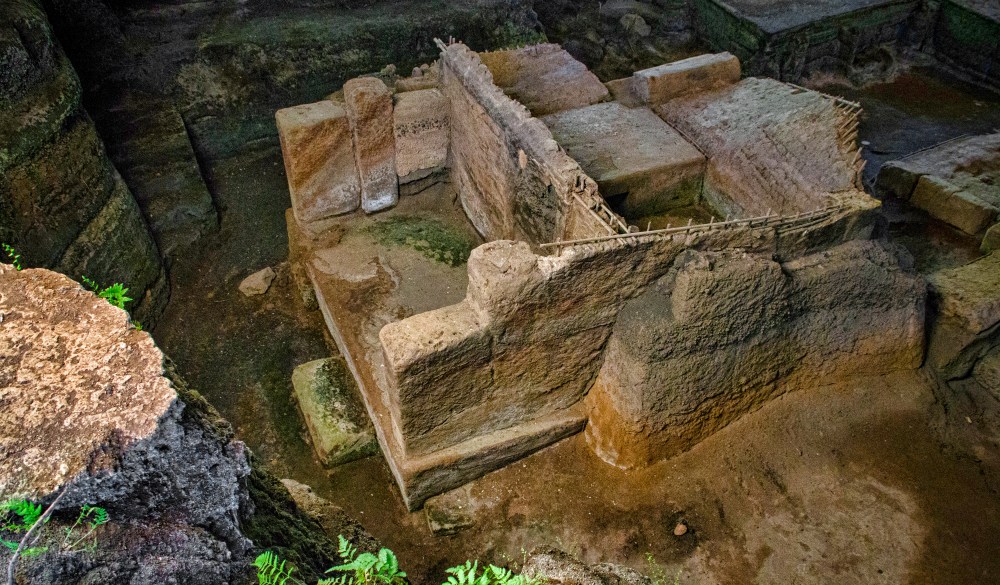 Ancient Ruins of Mayan Farm Houses in Village Buried by Volcanic Ash, Mayan sites to visit