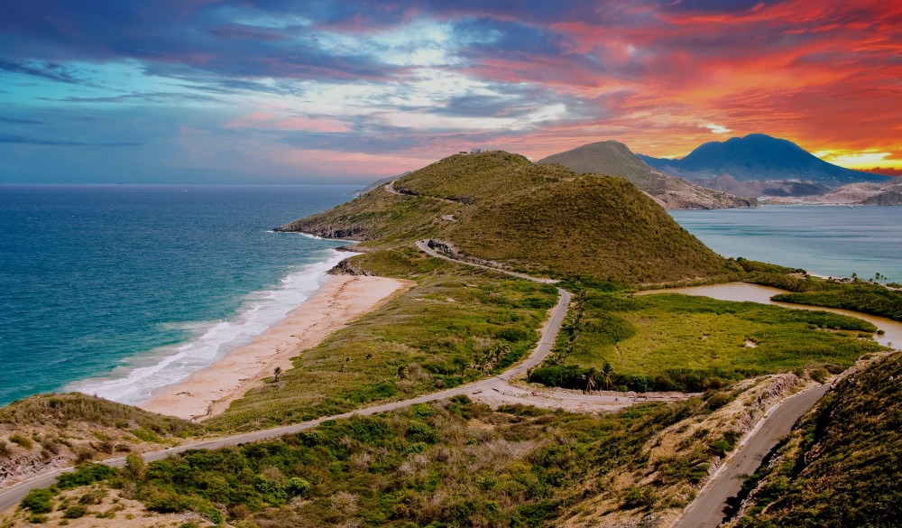 St Kitts between caribbean and atlantic, destination for a crowd-free vacation