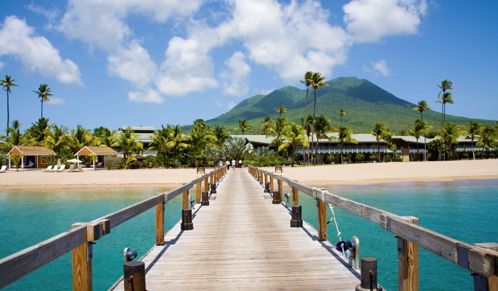 Pinneys Beach Nevis Caribbean