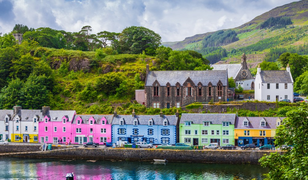 The City Portree In The Scottish Highlands