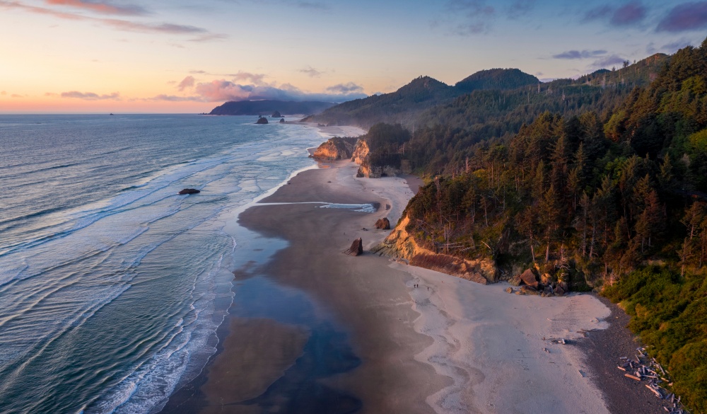 Arch Cape, Oregon. Sunset