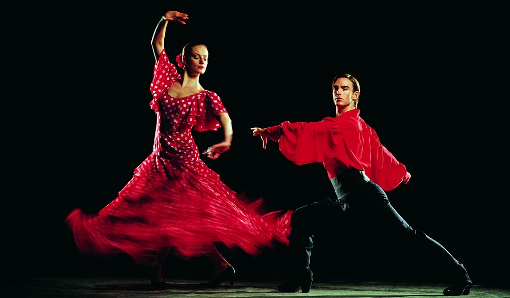 Man and Woman Dancing the Flamenco, Barcelona