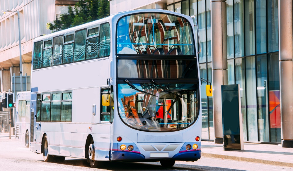 A double decker bus