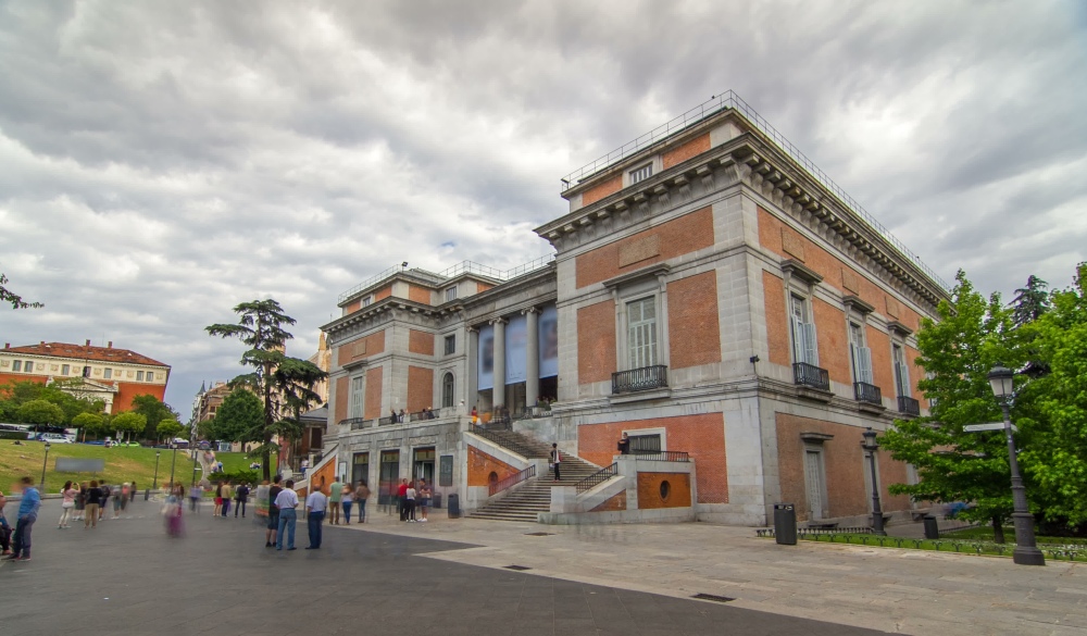 Entrance to the National Museum of the Prado 