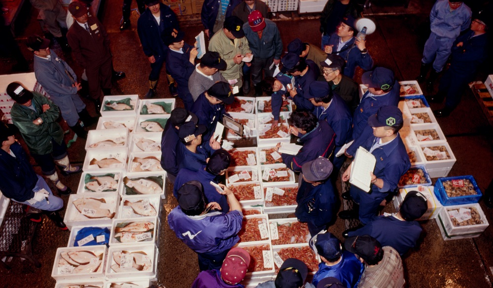 Fish market, Sapporo, Hokkaido, Japan