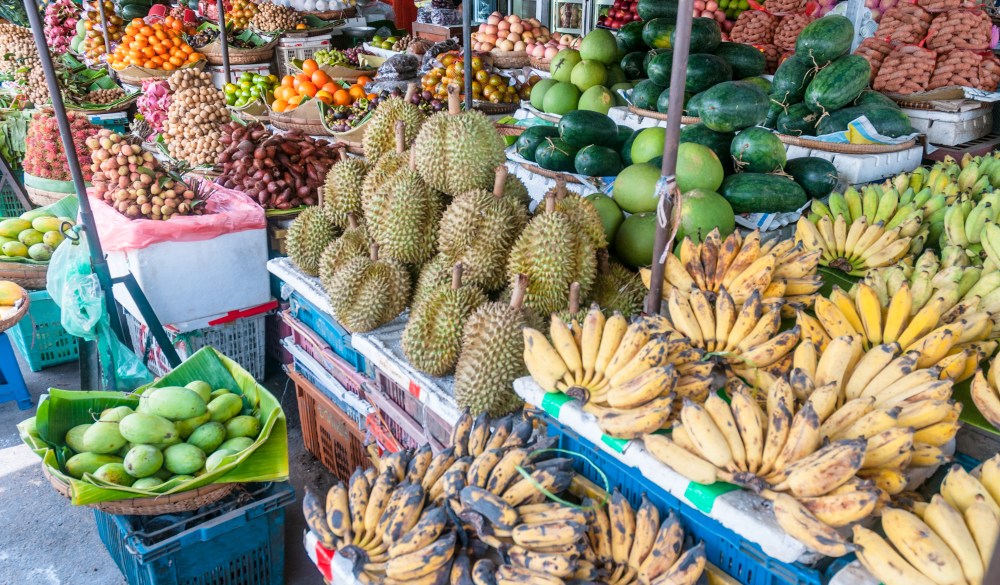 A Street Market In Phnom Penh, Cambodia