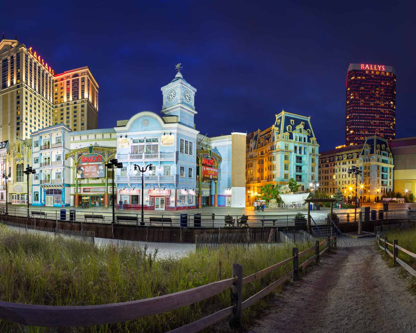 The Atlantic City Boardwalk.