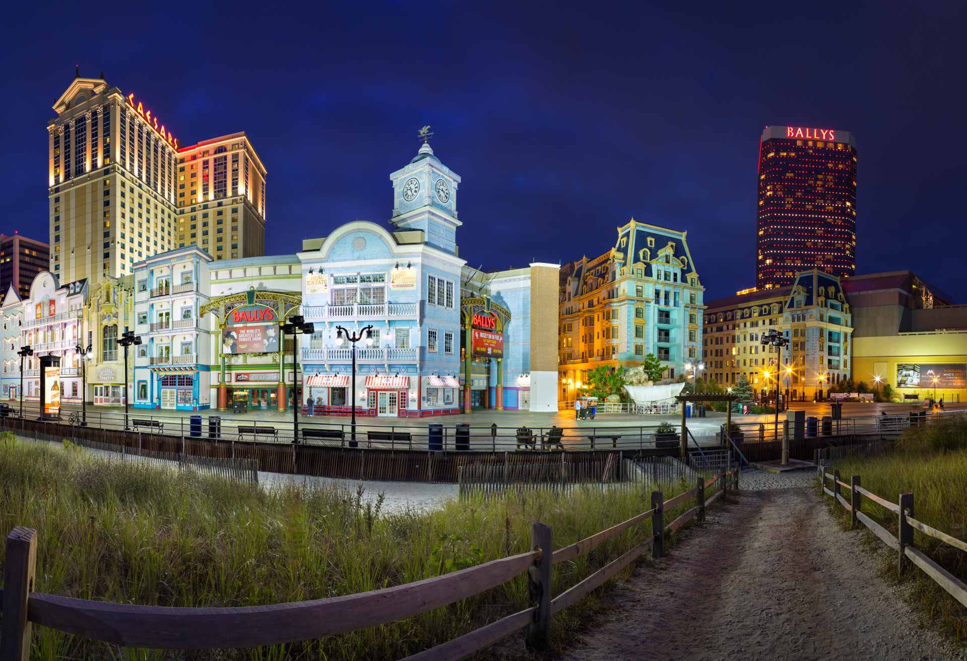 The Atlantic City Boardwalk.