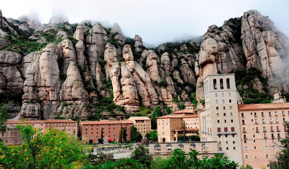 Monserrat Monastery, destination for spain road trip