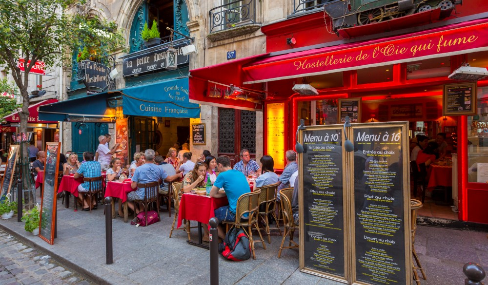 Parisian Restaurant in St Michel, Latin Quarter