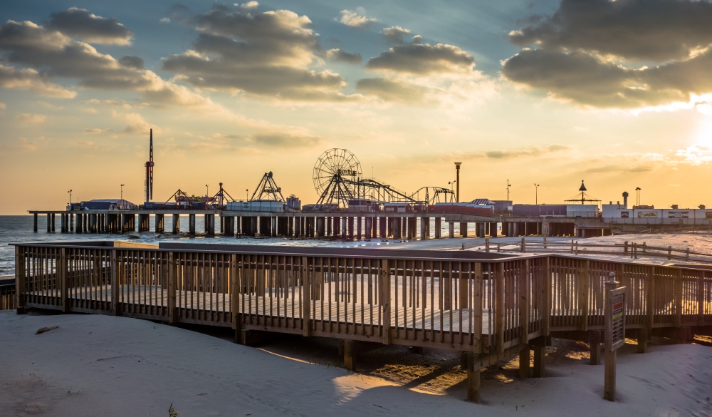 Atlantic City Boardwalk Sunset