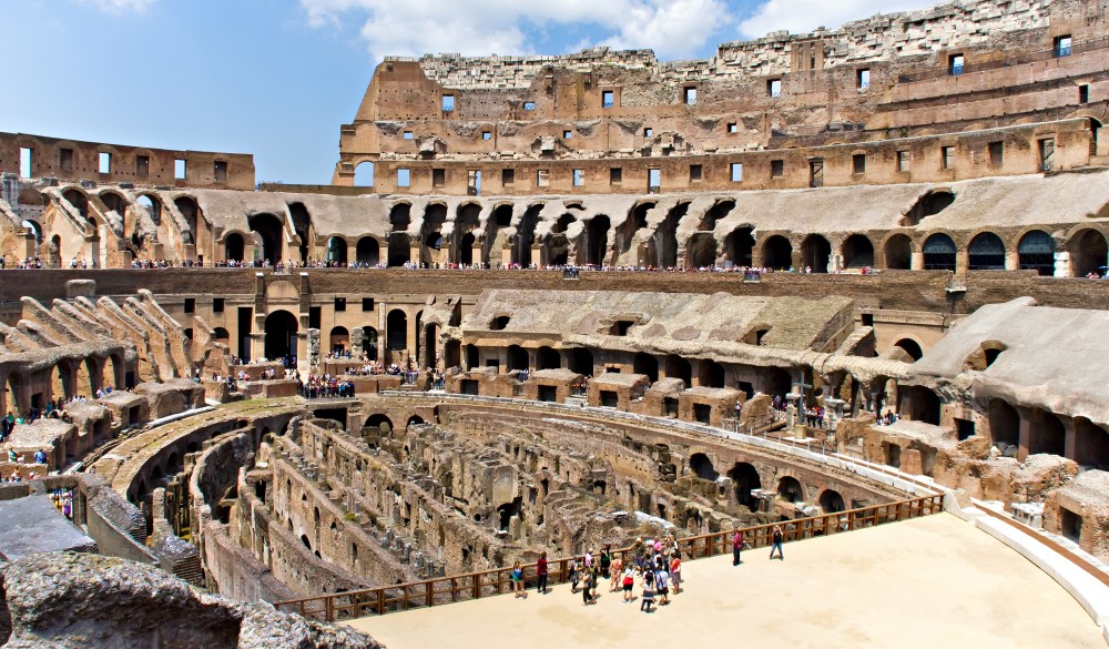 Inside the Rome Colosseum