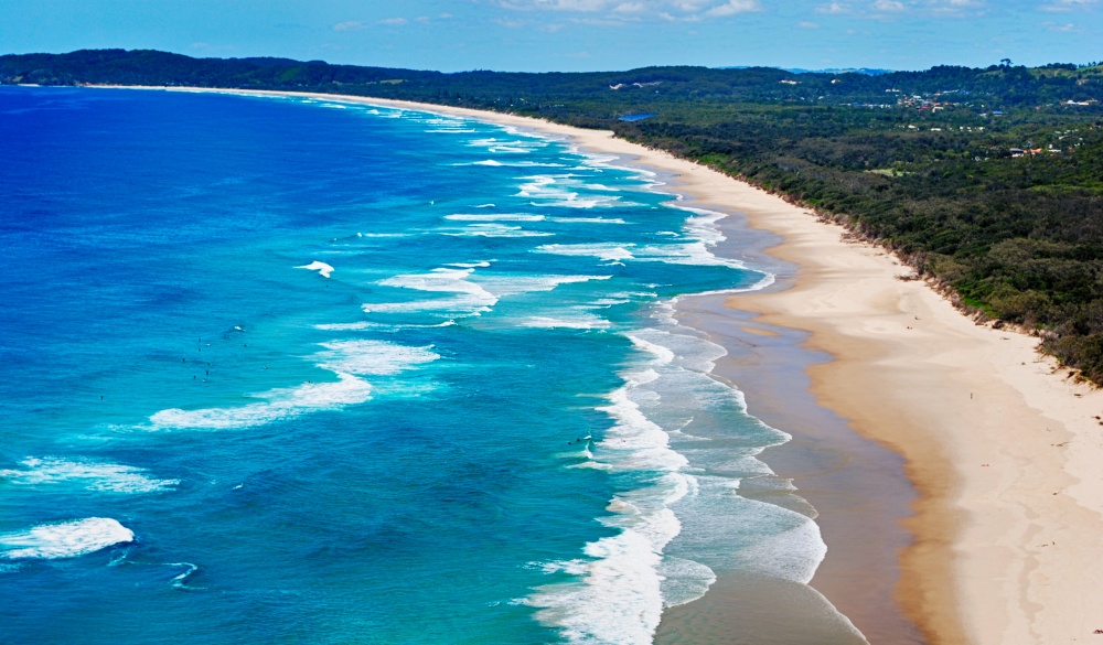 Tallow Beach at Cape Byron, Byron Bay, Australia, Oceania