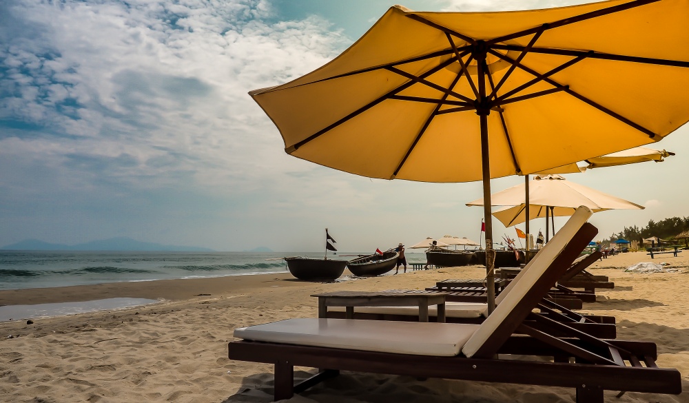 Plage de An Bang au Vietnam