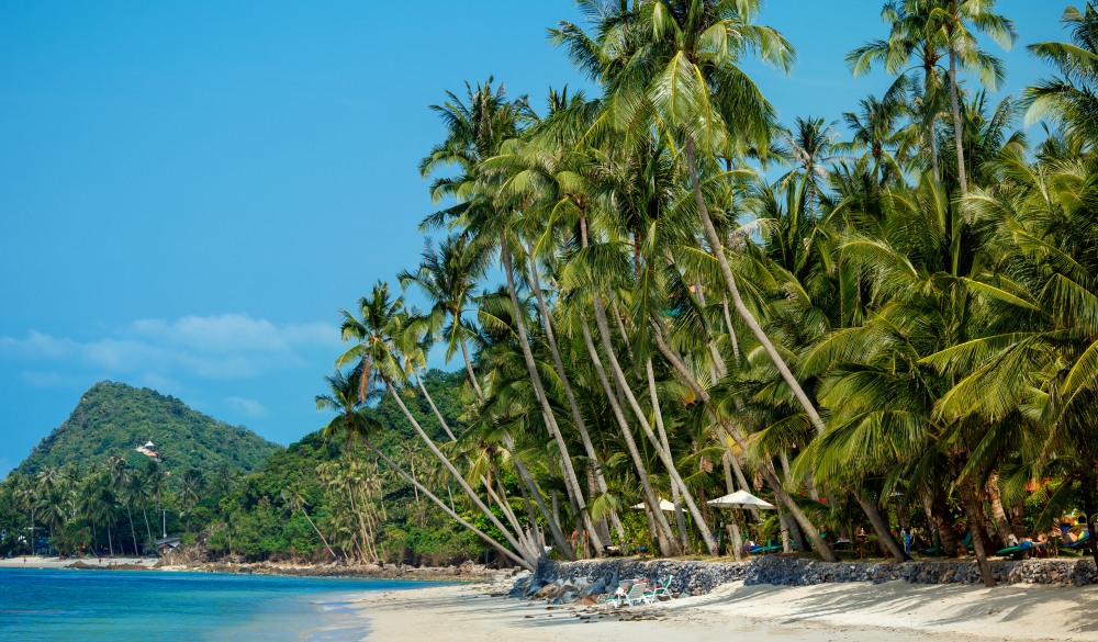 Bo Phut coastline, Koh Samui island